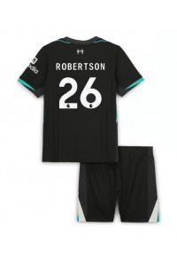 Liverpool Andrew Robertson #26 Babyklær Borte Fotballdrakt til barn 2024-25 Korte ermer (+ Korte bukser)